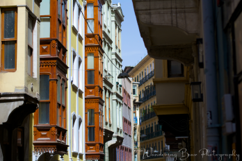 The color and architecture of Istanbul created scenes like this on nearly every side street,