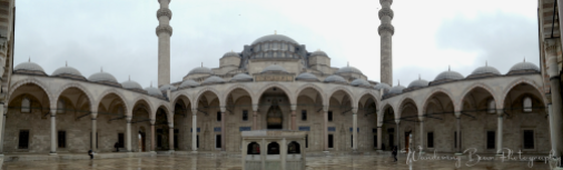 Rain melted the tourists and left me to explore Süleymaniye Mosque in peace.